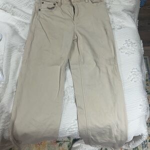 American Eagle By Payless Tan Straight Leg Pants